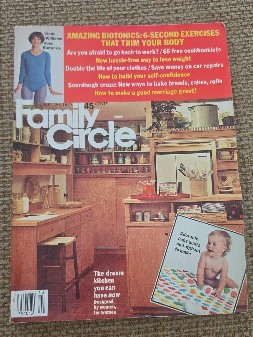 Vintage Magazine Family Circle September 20th, 1977